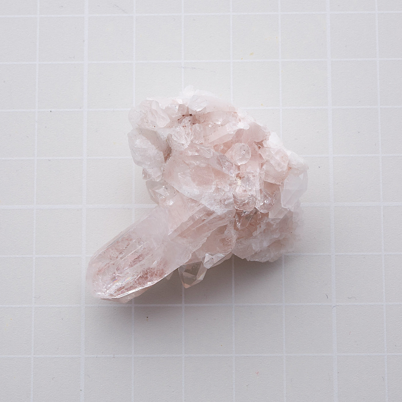 ピンク水晶 ローズクォーツ(紅水晶)丸玉スフィア - 約95mm【台座付